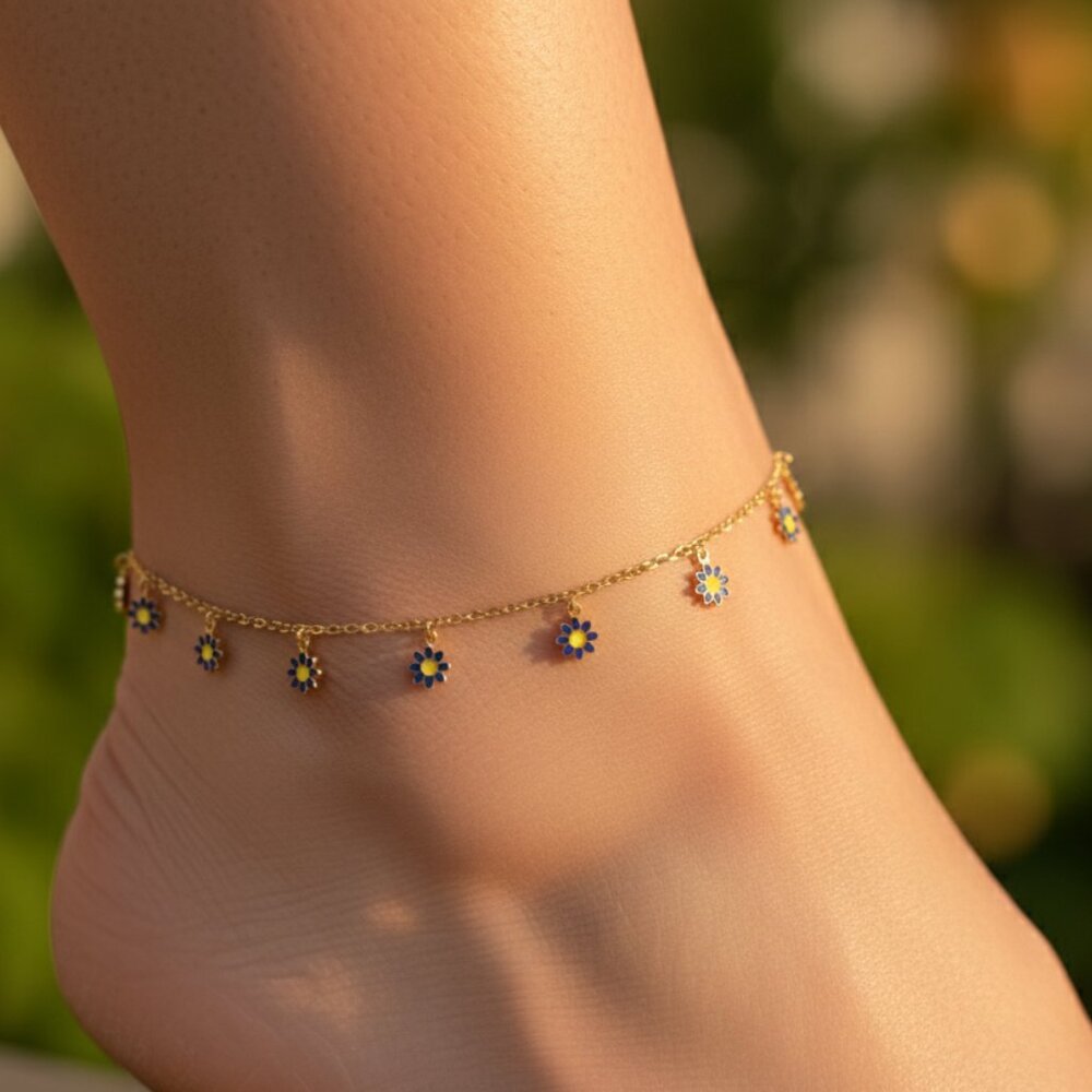 "Dainty Anklet for Women – Elegant Everyday Jewelry & Perfect Gift | MLCRC1223